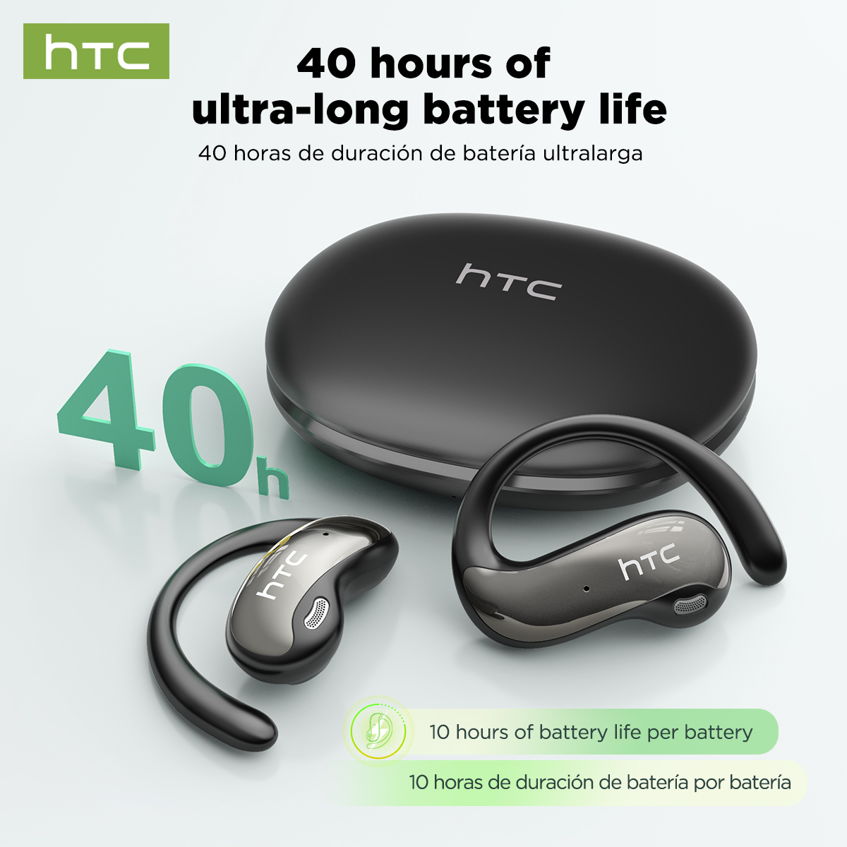 HTC NE19 Bluetooth イヤホン AI OWS - Sleep Mask Headphones Bluetooth のレビューと価格