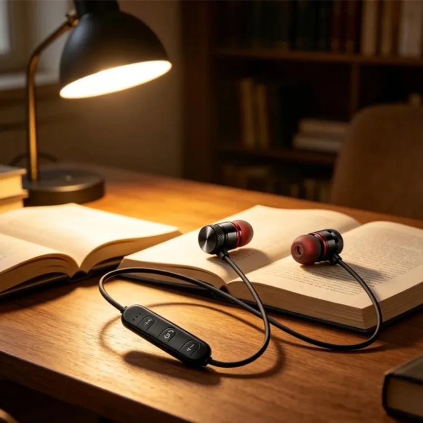 ネックバンド Bluetooth イヤホン インイヤー磁気式 - Magnetic Neckband Sports Earphones のレビューと価格
